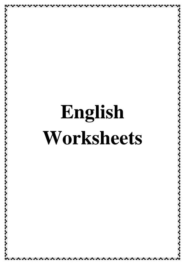 Worksheets Grade 4