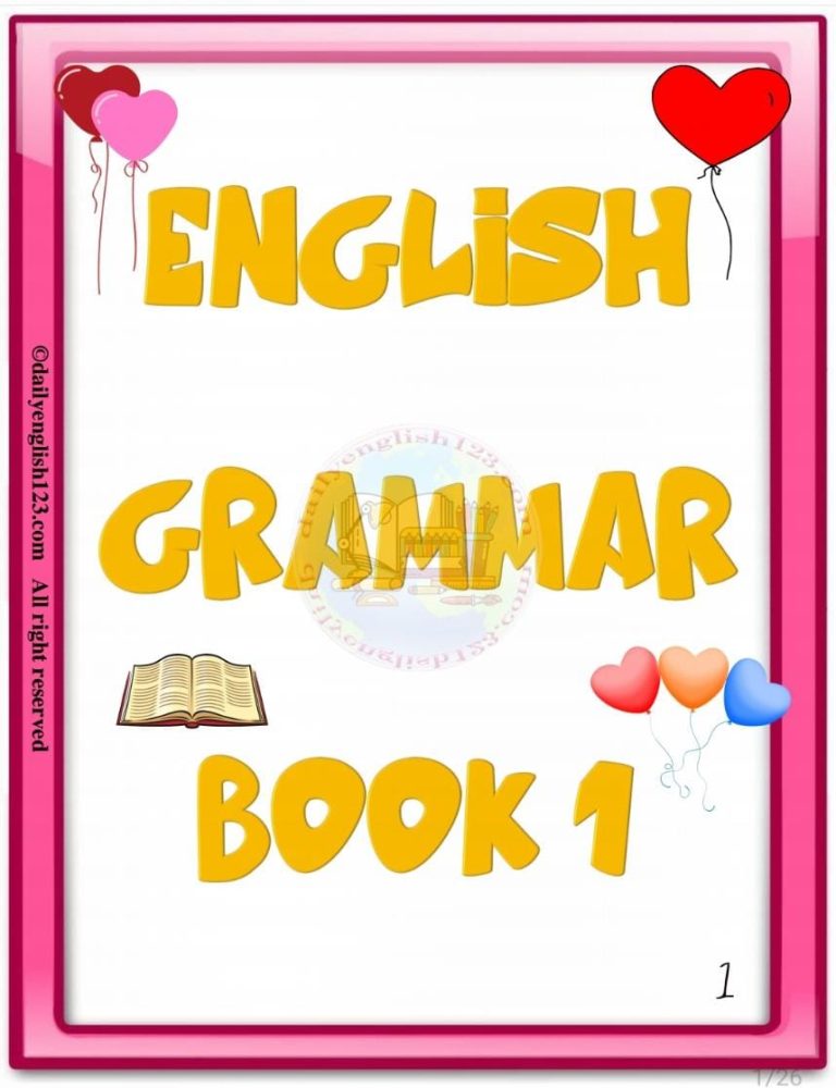 English Grammar Book 1