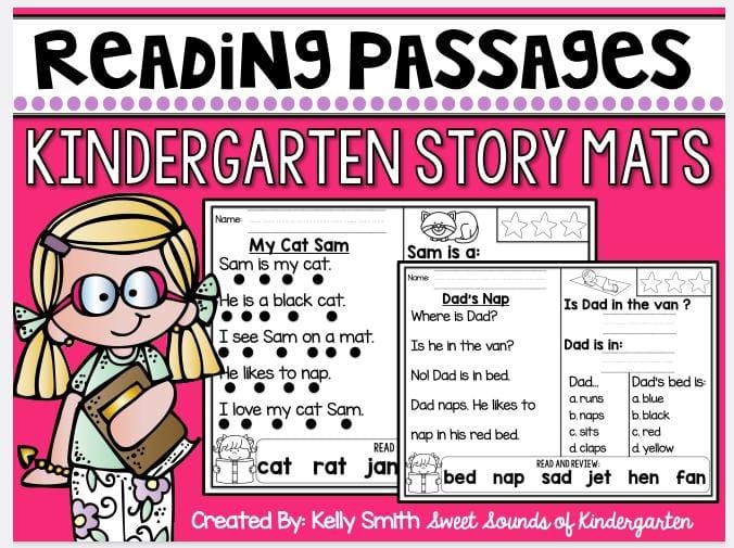 Kindergarten Reading Comprehension Passages