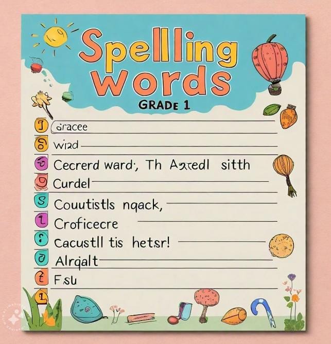 SPELLING WORDS