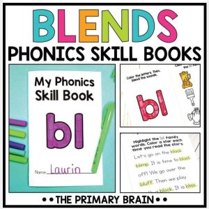 BLENDS PHONICS SKILL BOOKS